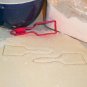 Artist Paint Splatter Brush Art Tool Palette Set Of 4 Cookie Cutters USA PR1163