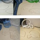 Philadelphia Eagles NFL Football Logo Set Of 4 Cookie Cutters USA PR1134