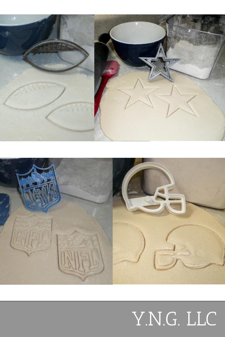 Dallas Cowboys NFL Football Logo Set Of 4 Cookie Cutters USA PR1131