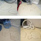 Dallas Cowboys NFL Football Logo Set Of 4 Cookie Cutters USA PR1131
