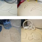 LA Los Angeles Chargers NFL Football Logo Set Of 4 Cookie Cutters USA PR1127