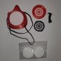 Reusable Comfortable Face Mask & Filter ( RED ) Made in USA PR3519