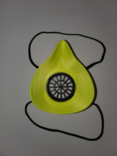 Reusable Comfortable Face Mask & Filter ( YELLOW ) Made in USA PR3525