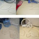 New England Patriots NFL Football Logo Set Of 4 Cookie Cutters USA PR1126