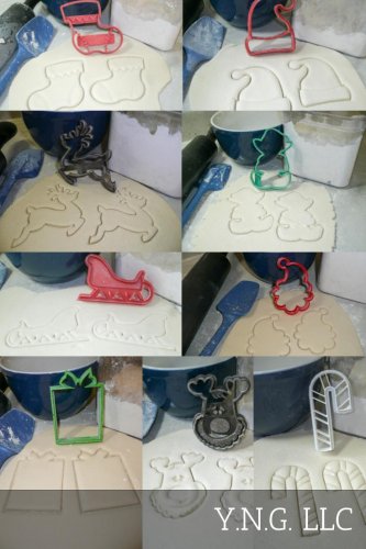 Santa Claus North Pole Christmas Holiday Set Of 9 Cookie Cutters USA PR1123