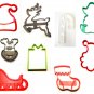 Santa Claus North Pole Christmas Holiday Set Of 9 Cookie Cutters USA PR1123