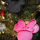 Mickey And Minnie Mouse Heads Ears Set Of 2 Ornaments Christmas Decor USA PR1120