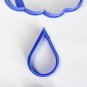 Water Cycle Cloud Raindrop Ocean Wave Set Of 3 Cookie Cutters USA PR1107