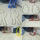 Fireman Sam Animated Kids Series Firefighter Set Of 6 Cookie Cutters USA PR1093