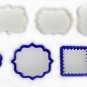 Decorative Frames Plaques Shapes Set Of 9 Cookie Cutters USA PR1088
