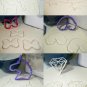 Unicorn Magic Rainbow Diamond Shooting Star Set Of 6 Cookie Cutters USA PR1086