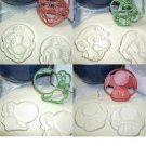 Super Mario Brothers Nintendo Game Characters Set Of 4 Cookie Cutters USA PR1082