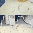 Basketball Team Uniform Sports Athletics Set Of 3 Cookie Cutters USA PR1080