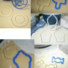Sweet Treats Frozen Baked Desserts Set Of 5 Cookie Cutters USA PR1078