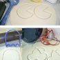 Pac-Man Pacman Video Arcade Game Ghost Cherry Set Of 3 Cookie Cutters USA PR1074