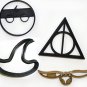 Harry Potter Wizard Deathly Hallows Snitch Set Of 4 Cookie Cutters USA PR1071