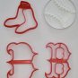Boston Red Sox MLB Baseball Team Logos Set Of 4 Cookie Cutters USA PR1067