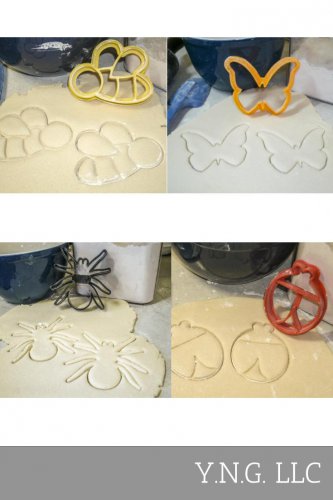 Insects Bugs Ladybug Bee Butterfly Spider Set Of 4 Cookie Cutters USA PR1061