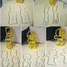 The Simpsons TV Show Cartoon Characters Set Of 5 Cookie Cutters USA PR1059