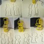 The Simpsons TV Show Cartoon Characters Set Of 5 Cookie Cutters USA PR1059