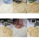 Avengers Superheroes Marvel Characters Logos Set Of 6 Cookie Cutters USA PR1051