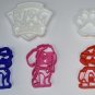 Paw Patrol Dogs Rescue Pups Chase Marshall Set Of 5 Cookie Cutters USA PR1049