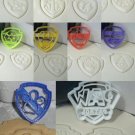Paw Patrol Logo Badges Shields Tags Set Of 10 Cookie Cutters USA PR1048