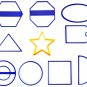 Shapes Preschool Learning Geometry Set Of 10 Cookie Cutters USA PR1043