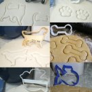 Pet Animal Lover Dog Cat Fish Bird Paw Bone Set Of 6 Cookie Cutters USA PR1041