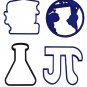 Back To School Books Globe Chemistry Pi Set of 4 Cookie Cutters USA PR1039