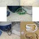 Dinosaurs Outlines T-Rex Triceratops Print Set of 5 Cookie Cutters USA PR1033
