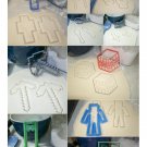 Minecraft Block Adventure Video Game Set of 10 Cookie Cutters USA PR1026