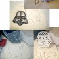 Star Wars Movie Characters Yoda Vader R2D2 Set of 4 Cookie Cutters USA PR1022