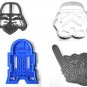 Star Wars Movie Characters Yoda Vader R2D2 Set of 4 Cookie Cutters USA PR1022