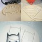 Justice League Superheroes Batman Superman Set Of 3 Cookie Cutters USA PR1019