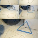 Basic Shapes Preschool Learning Geometry Set Of 5 Cookie Cutters USA PR1015