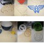 Justice League Superheroes Logos DC Comics Set Of 6 Cookie Cutters USA PR1001