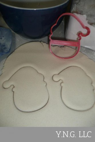 Santa Face Outline Rudolph Christmas Cartoon Cookie Cutter USA PR3051