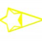 Star With Triangle Large Size Award Design Flag Cookie Cutter USA PR3046