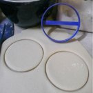 Round Circle Shape 3 And One Half 3.5 Inch Diameter Cookie Cutter USA PR3044