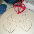 Heart With Flaming Torch American Heart Association Cookie Cutter USA PR3032