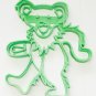 Jerry Garcia Dancing Teddy Bear 1960s Rock Music Cookie Cutter USA PR3029