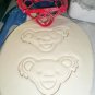 Jerry Garcia Dancing Teddy Bear Head 1960s Rock Music Cookie Cutter USA PR3028