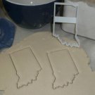 INDIANA OUTLINE STATE MIDWEST GREAT LAKES REGION COOKIE CUTTER USA PR2714
