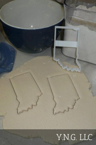 INDIANA OUTLINE STATE MIDWEST GREAT LAKES REGION COOKIE CUTTER USA PR2714