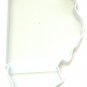 ILLINOIS OUTLINE PRAIRIE STATE MIDWEST LAND OF LINCOLN COOKIE CUTTER USA PR2716