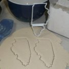 ILLINOIS OUTLINE PRAIRIE STATE MIDWEST LAND OF LINCOLN COOKIE CUTTER USA PR2716