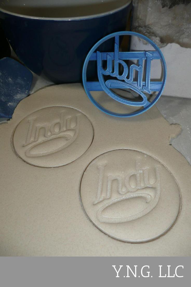 VISIT INDY INDIANAPOLIS INDIANA CROSSROADS OF AMERICA COOKIE CUTTER USA