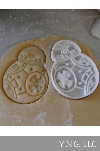 STAR WARS BB8 ROBOT DROID CHARACTER COOKIE CUTTER FONDANT BAKING USA PR462