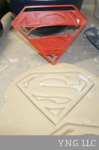 SUPERMAN SUPERHERO DC COMICS CHARACTER COOKIE CUTTER FONDANT BAKING USA PR464